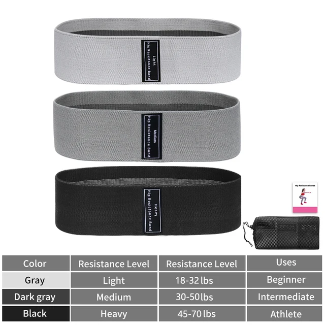 Fabric Booty Bands – Non-Slip Hip & Glute Resistance Bands - detail view