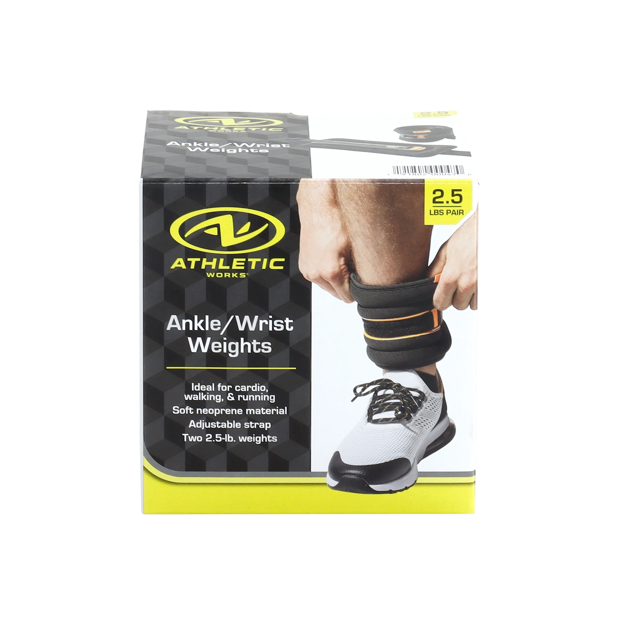 5 lb Ankle & Wrist Weights (2-Pack) – Adjustable Strap Training Weights - color options