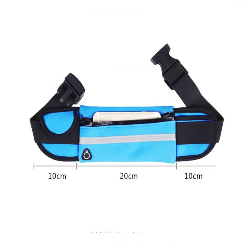 Running Waist Bag with Bottle Holder – Waterproof Belt Pack for Runners - alternate view