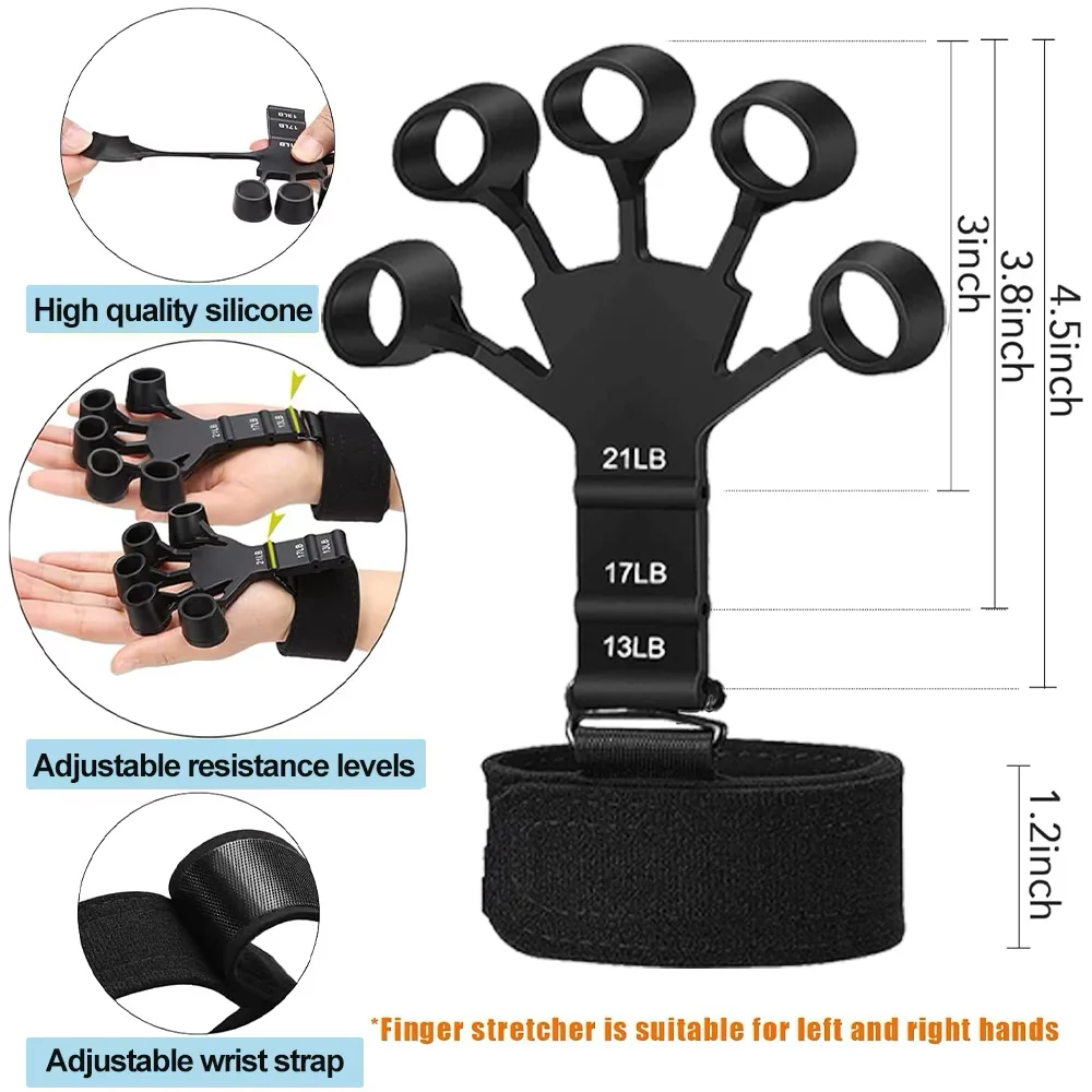 Adjustable Hand Gripper 5–60kg – Forearm & Grip Strength Trainer - in use