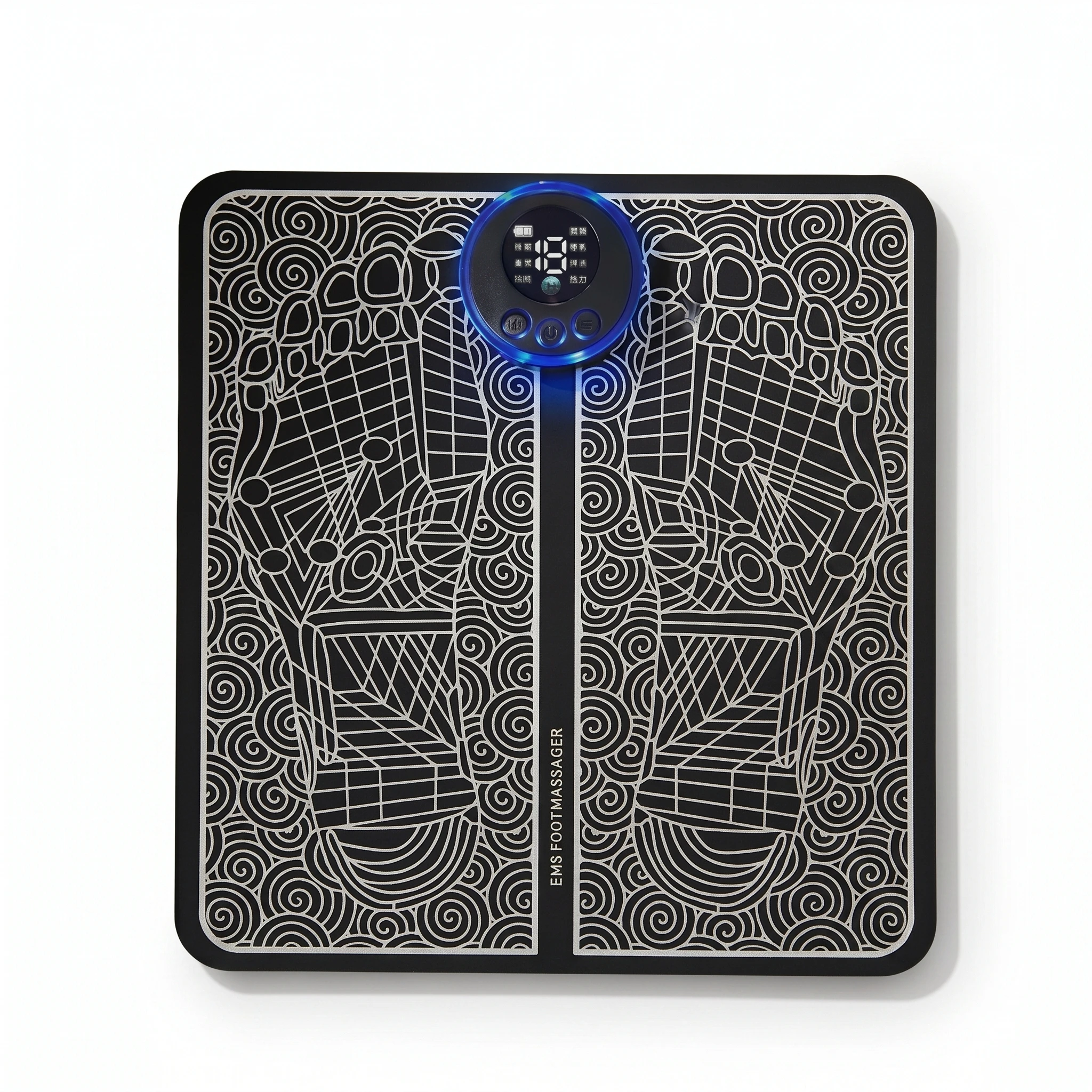 EMS Foot Massager Pad – Electric Muscle Stimulation Mat for Tired Feet - packaging