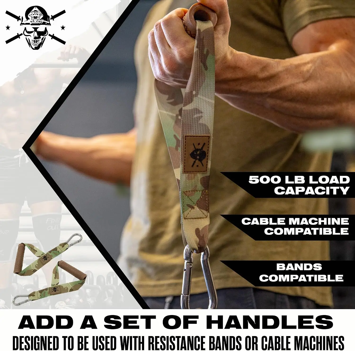 Pull Up Assistance Bands – Heavy Duty Resistance Loop Set for Strength Training - in use
