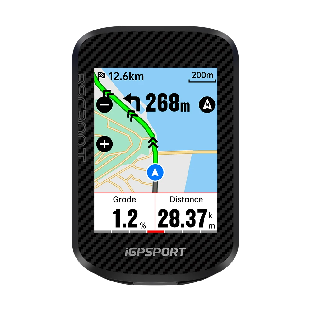 iGPSPORT BSC300T Touchscreen Bike Computer – Colour GPS Maps & E-Bike Support