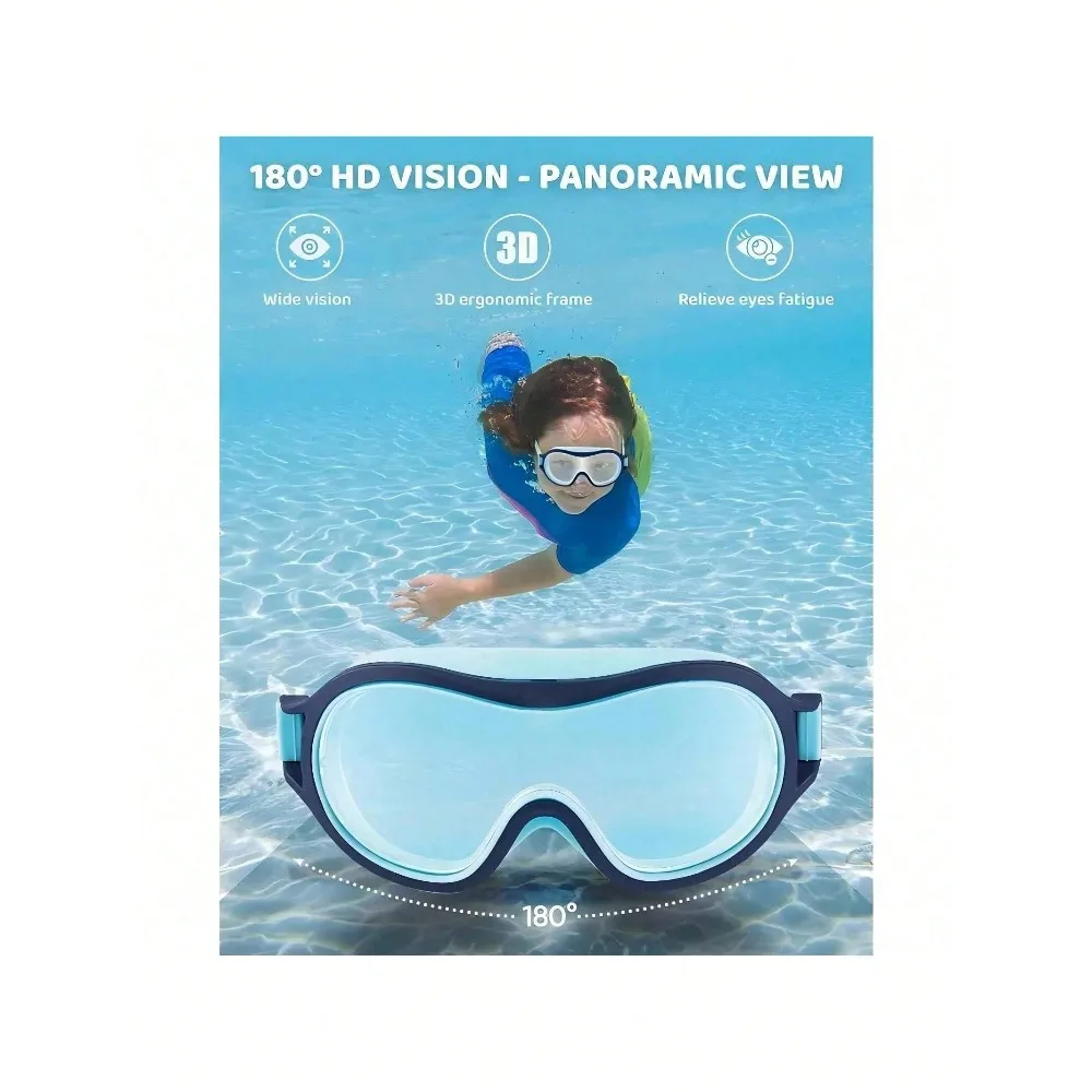Kids Swim Goggles 2-Pack – Anti-Fog, Anti-UV, Wide Vision, No-Leak - alternate view