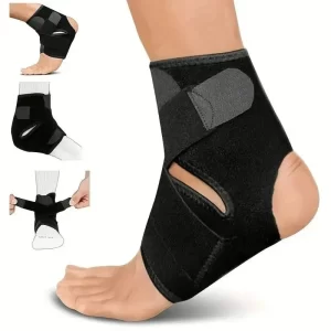 Adjustable Ankle Brace – Breathable Elastic Support Sleeve