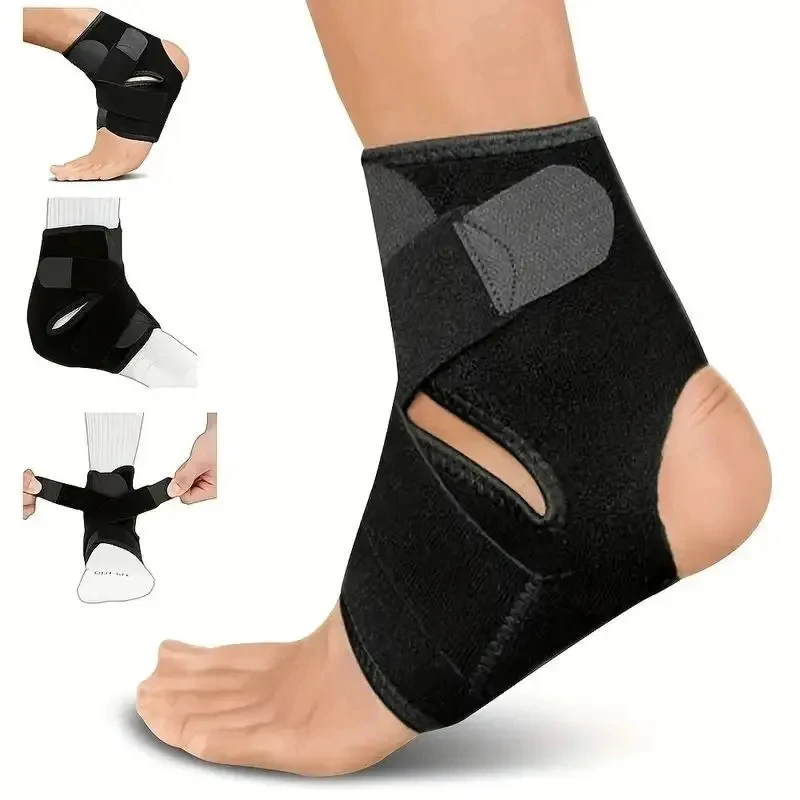 Adjustable Ankle Brace – Breathable Elastic Support Sleeve