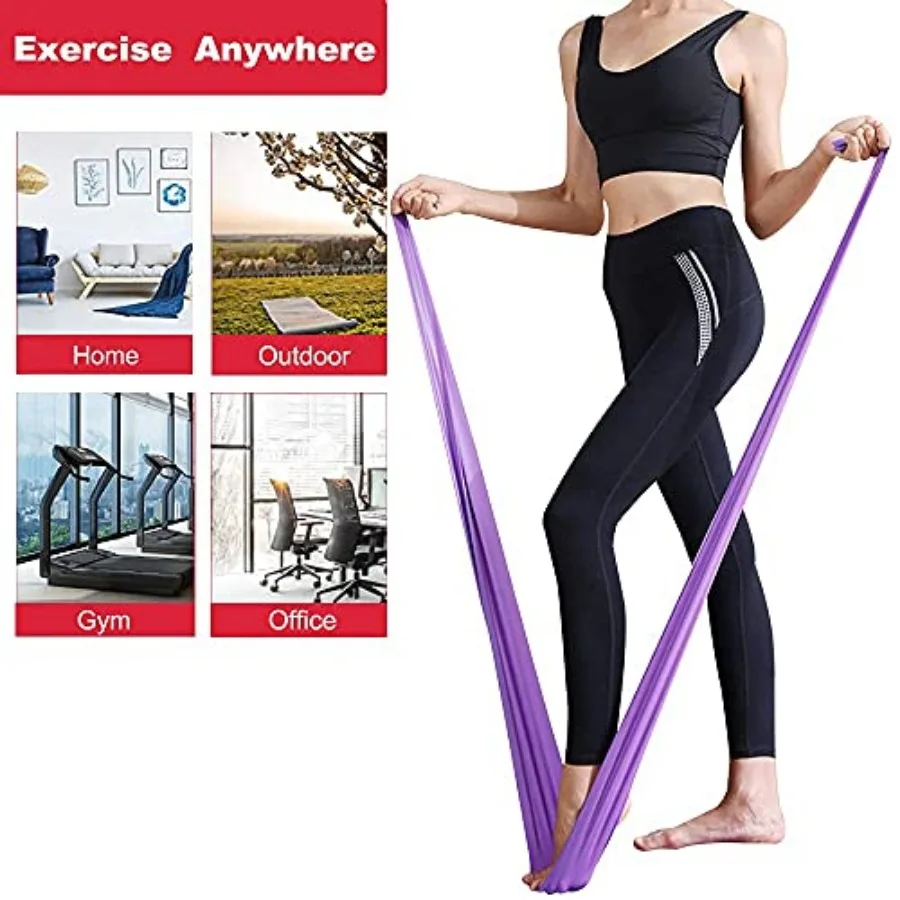 Resistance Band Set – 3 Exercise Bands for Home & Physical Therapy - alternate view