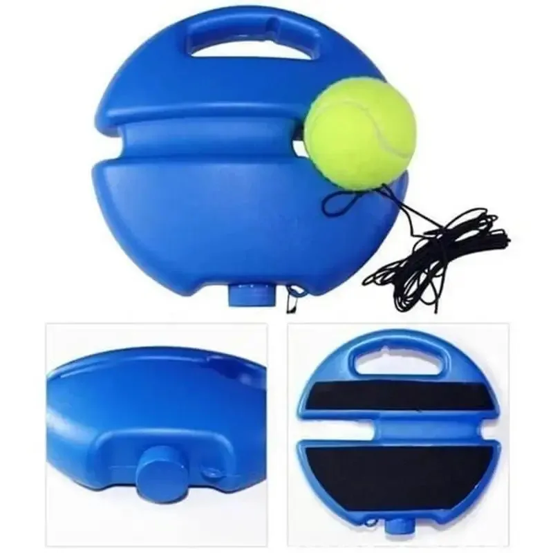 Rebound Tennis Trainer with Elastic Rope & Base – Solo Practice for Stroke Repetition - alternate view