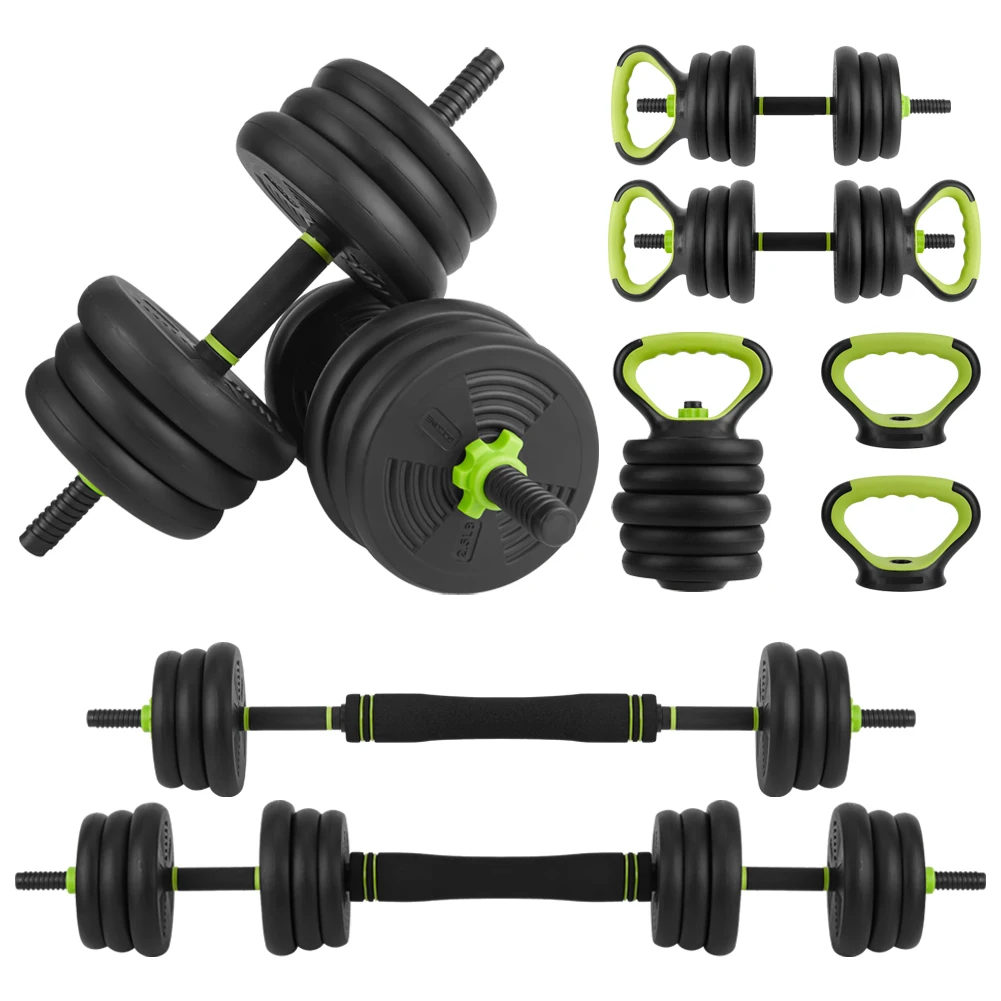 Adjustable Dumbbells 44/66/88lb – 4-in-1 Barbell & Kettlebell Home Weight Set