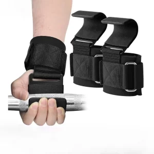 Weight Lifting Hooks – Non-Slip Padded Deadlift & Pull-Up Grip Straps