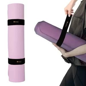 Heavy Duty Yoga Mat Strap – Adjustable Bungee Carrier & Sling, 20" x 2"