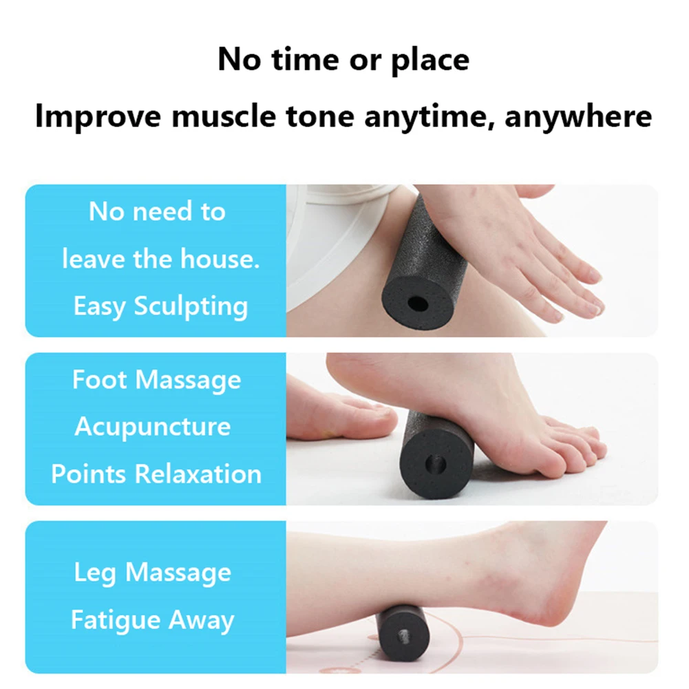 EPP Hollow Foam Roller – Mini & Full Size Muscle Massage Roller - alternate view