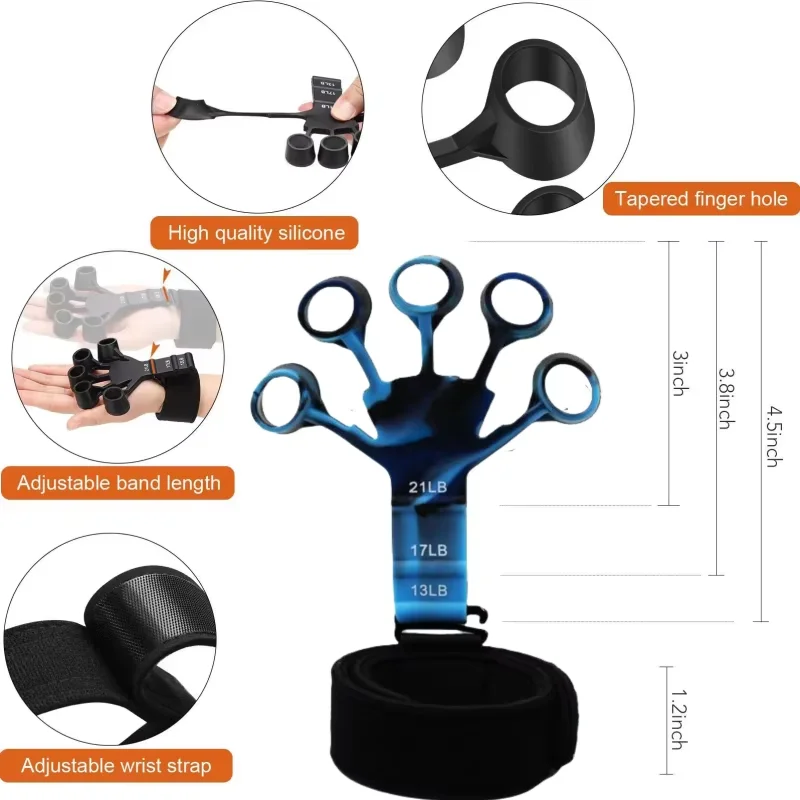 Finger Exerciser for Guitar – Hand & Finger Strength Trainer - close-up detail