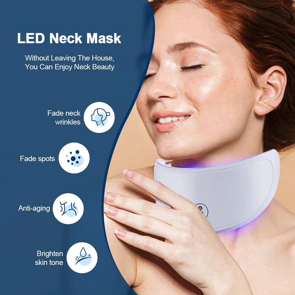 LED Neck Mask – 7-Colour Photon Anti-Wrinkle Neck Device - size and dimensions