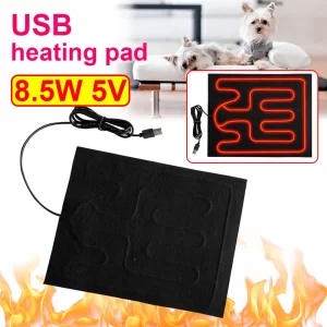 USB Heated Blanket Pad – Folding Warming Pad for Car & Office