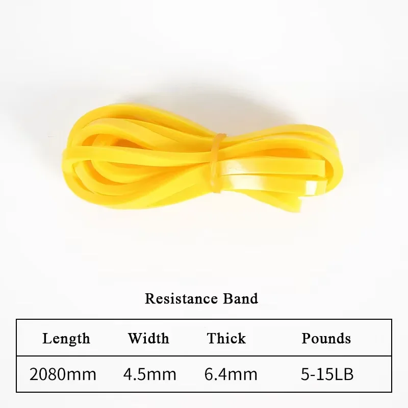 Stackable TPE Resistance Band – Heavy Tension Latex-Free Band - side view