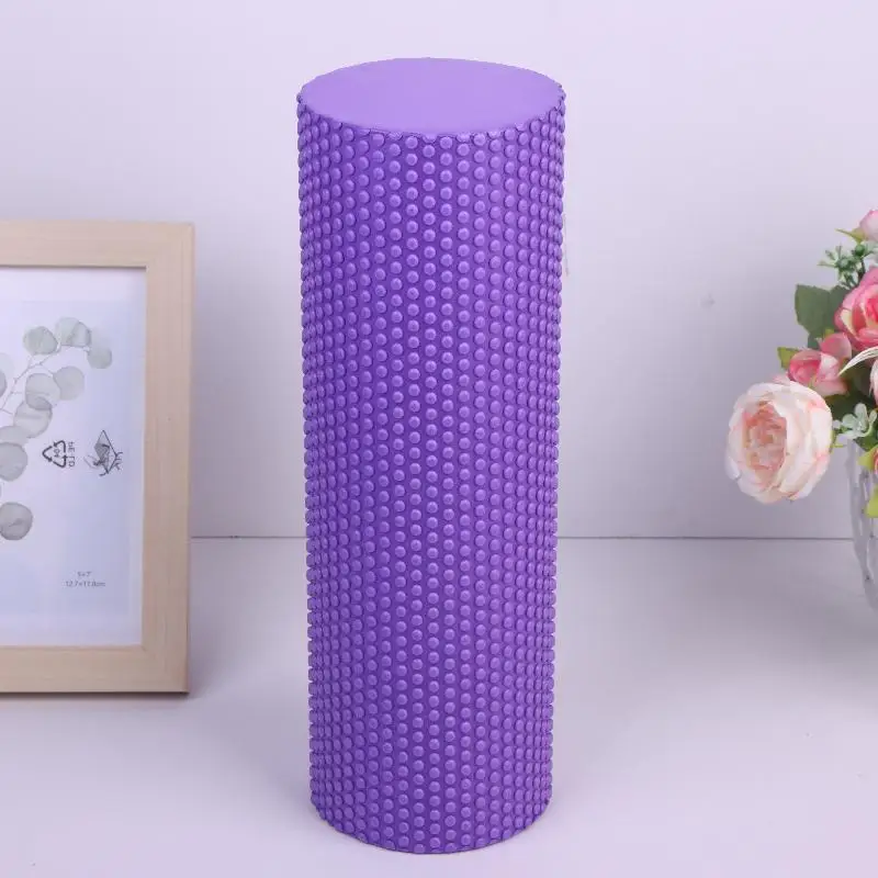 【Yoga Roller Round EVA Foam Cylinder For Pilates Exercise Enhanced Home - texture detail