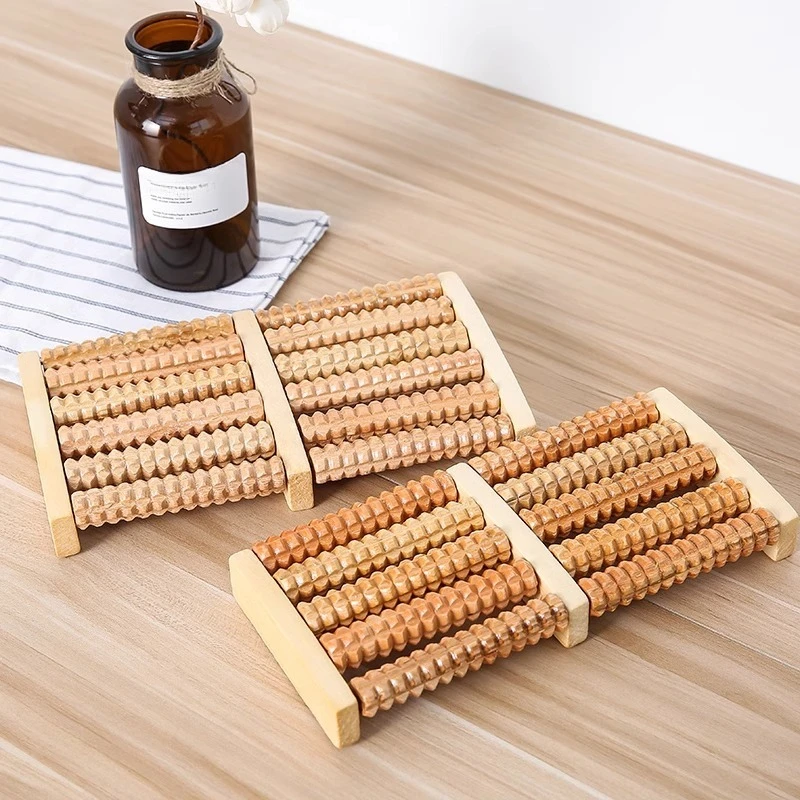 Wooden Foot Massager Roller – Arch & Plantar Fascia Relief Tool - size and dimensions