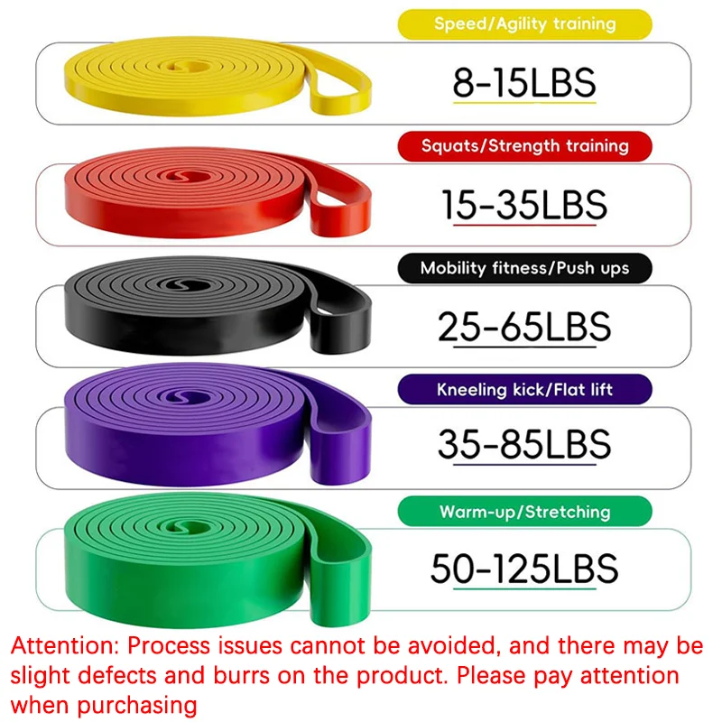 Yoga Resistance Loop Band – Elastic Stretching Band for Hips, Squats & Glutes - view 11
