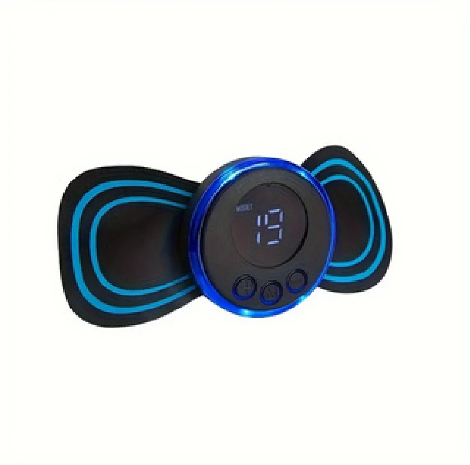 Mini Massage Patch – USB Rechargeable Portable Body Massager - in use