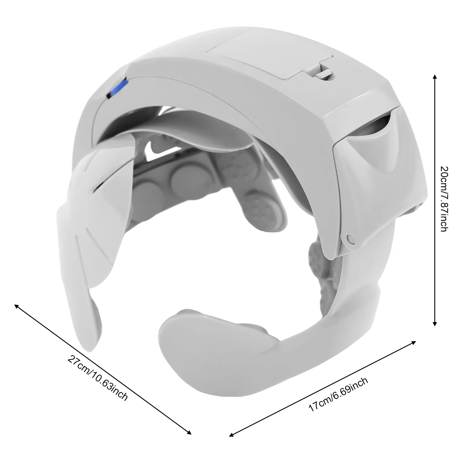 Electric Head Massager Helmet – Multi-Point Kneading Scalp & Tension Relief - alternate view