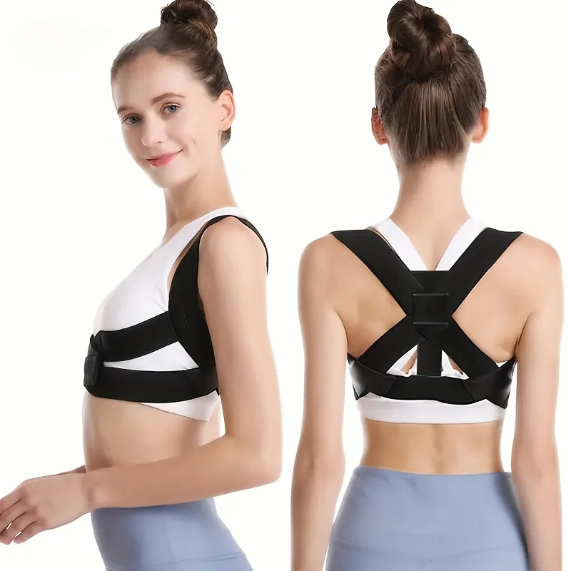 Posture Corrector Brace – Invisible Under-Shirt Shoulder & Upper Back Support - alternate view
