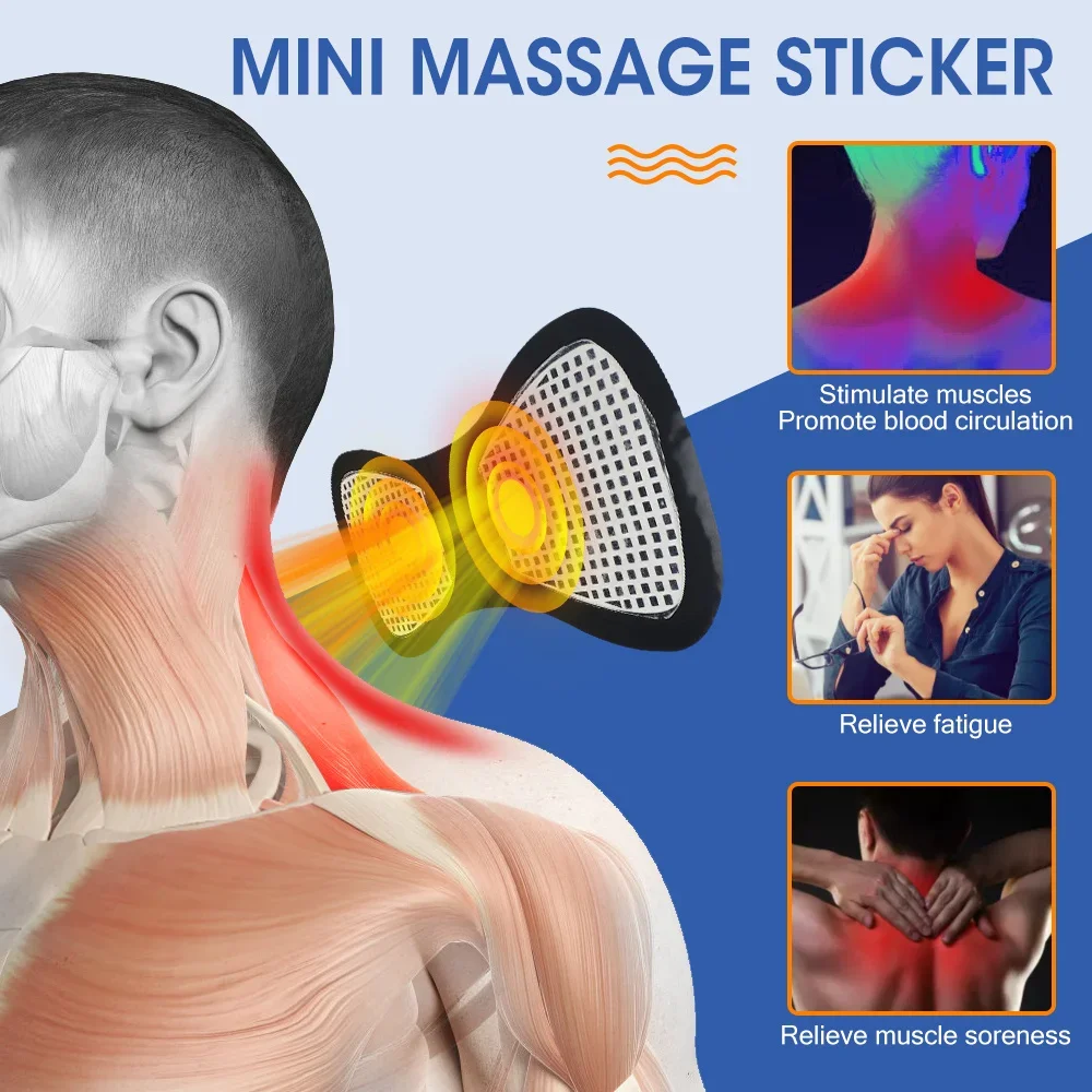 Electric Neck Massager – EMS Muscle Stimulator for Neck & Shoulders - close-up detail