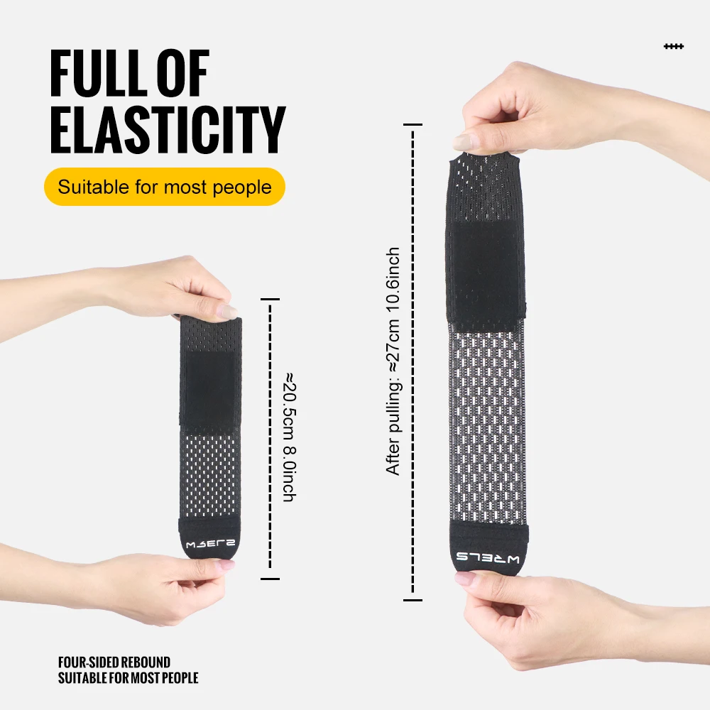 Weightlifting Wrist Wraps – Support Straps for Pressing & Gripping - alternate view