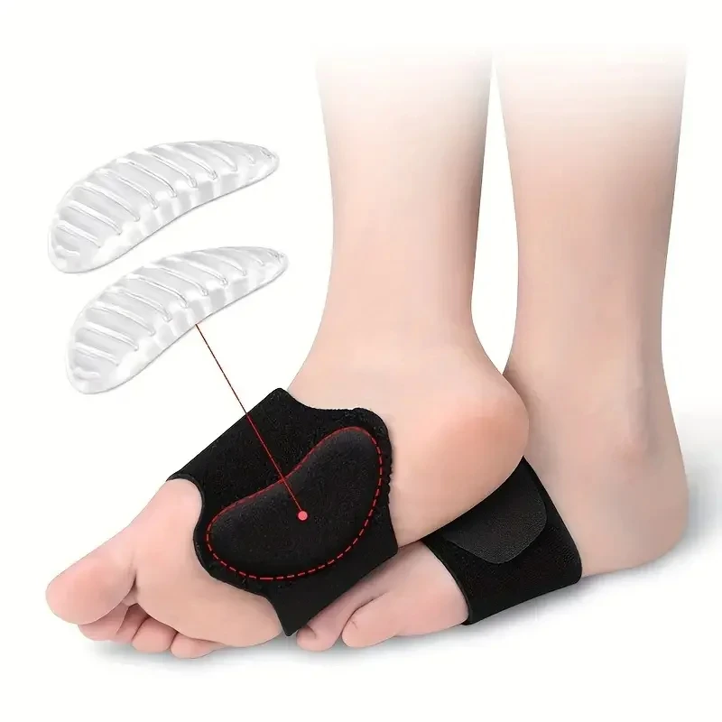 Arch Support Insoles 2-Pack – Flat Feet & Heel Fatigue Relief