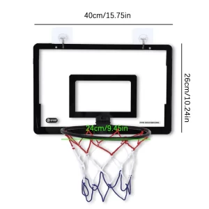 Mini Basketball Hoop for Door or Wall – Indoor Shooting Game Set for Kids & Adults