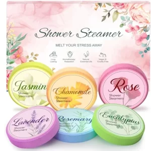 Shower Steamers 6 Pack – Aromatherapy Essential Oil Spa Shower Tablets