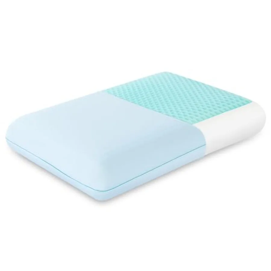 Cooling Gel Memory Foam Pillow – Neck Support for Side & Back Sleepers - packaging
