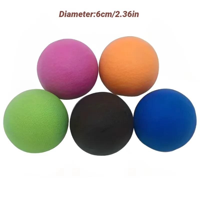 TPE 6CM Fascia Ball Deep Tissue Muscle Relaxation Exercise Sports Fitness - color options