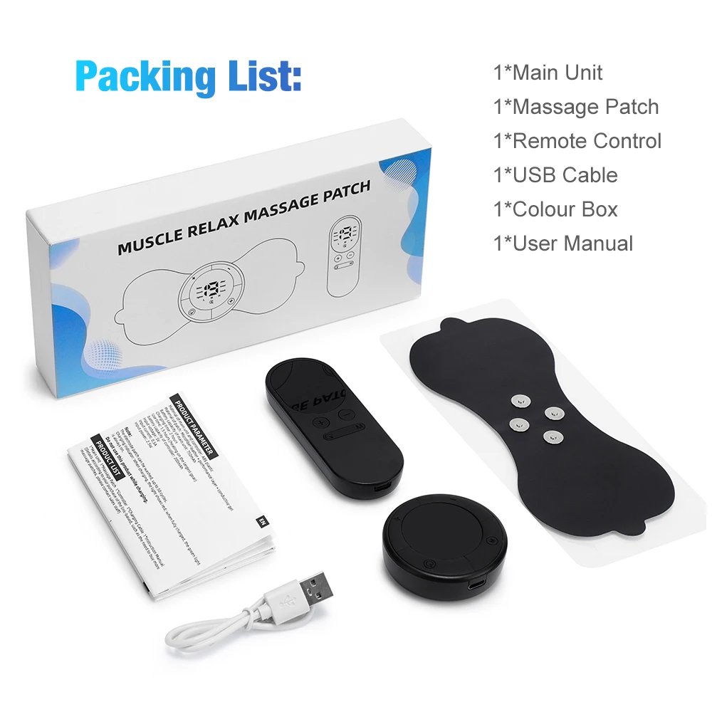 Wireless Heating Muscle Stimulator Electric Cervical Neck Massager Low Frequency 6 - detail view
