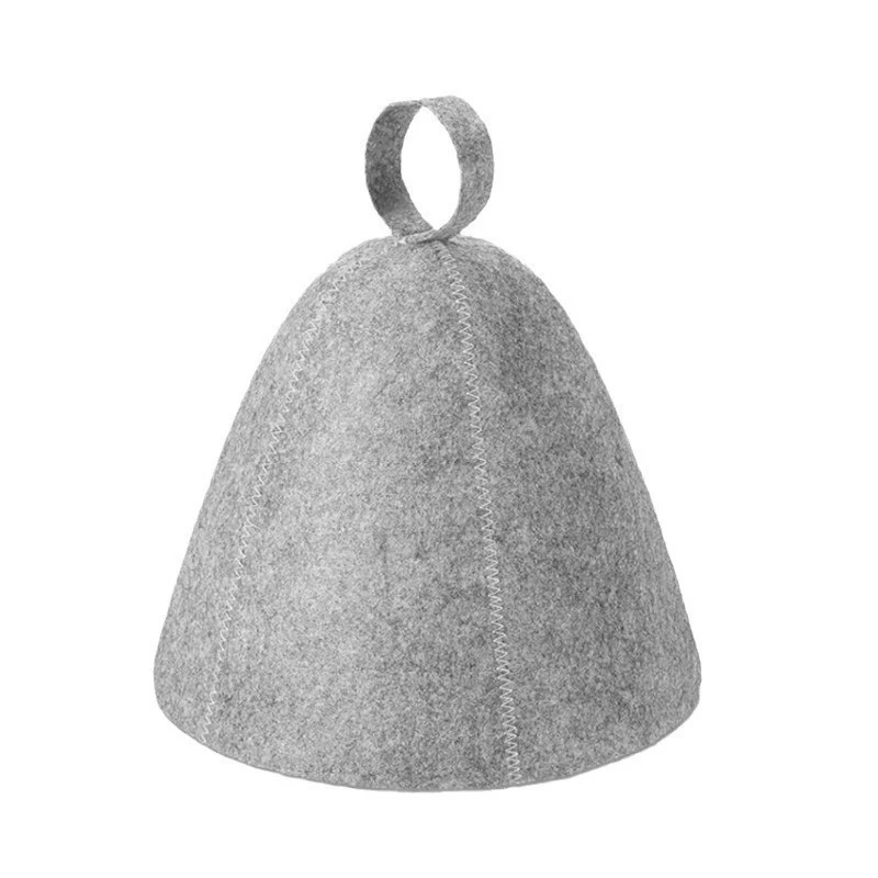 Sauna Hats Thicken Wool Felt Shower Cap Hair Turban Quickly Towel - view 11