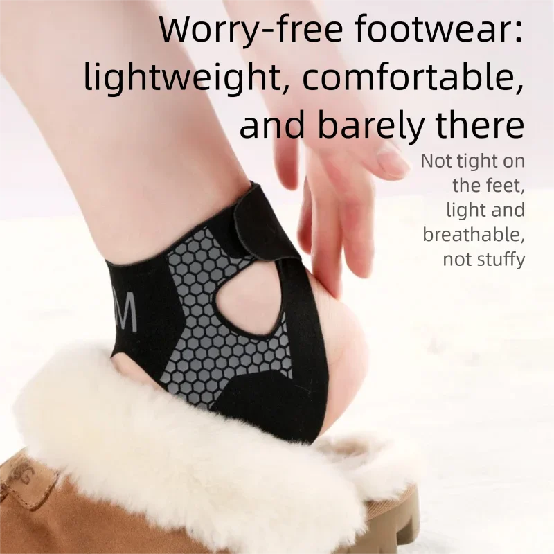 Ankle Brace Compression Strap – Ultra-Thin Bi-Directional Stabilizer - size and dimensions