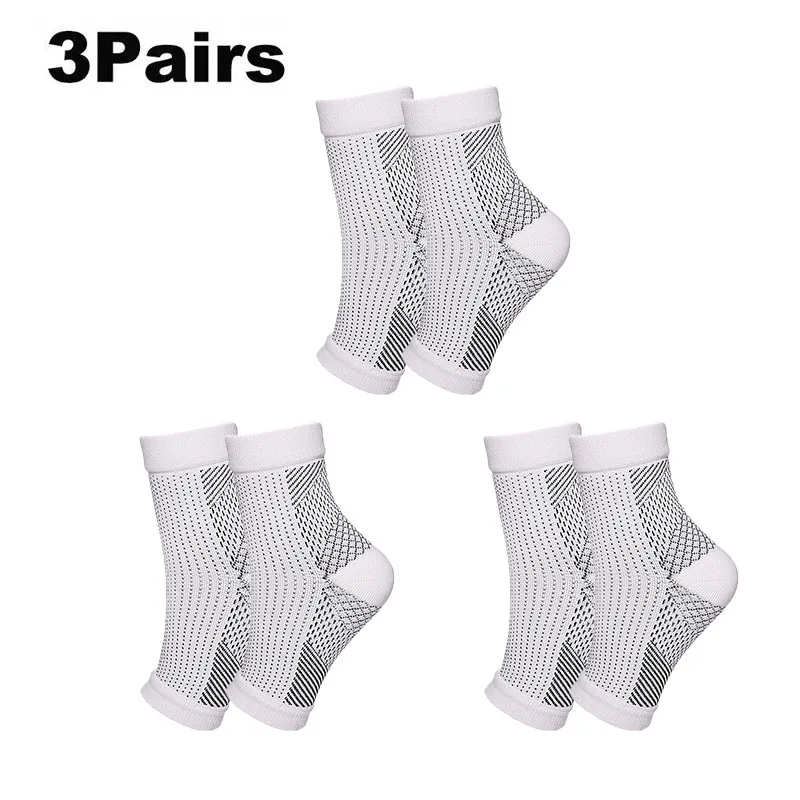 Foot Compression Sleeves – Graduated Circulation Socks for Swelling & Fatigue - packaging