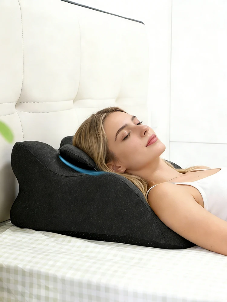 Memory Foam Wedge Pillow 60x36x21cm – Acid Reflux, Back Pain & Post-Surgery - packaging
