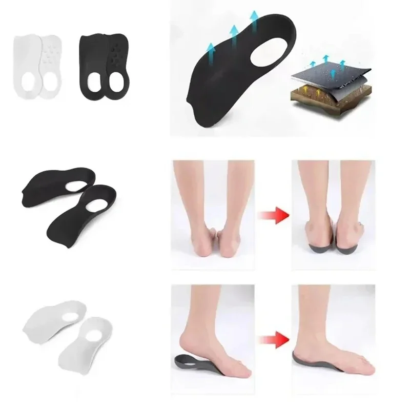 Orthotic Insoles for Flat Feet – XO-Leg Correction Arch Supports - color options