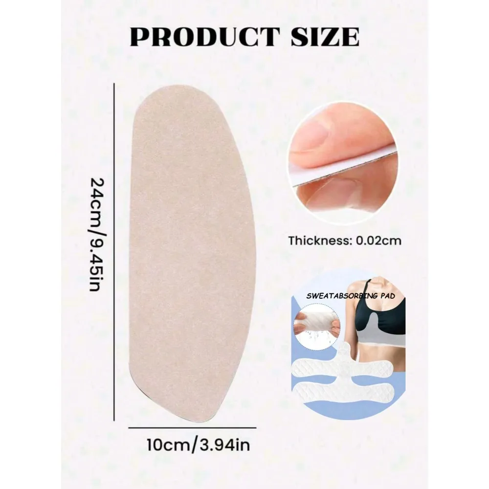 Anti-Chafe Thigh Patches (10-Pack) – Invisible Inner-Thigh Friction Guards - close-up detail