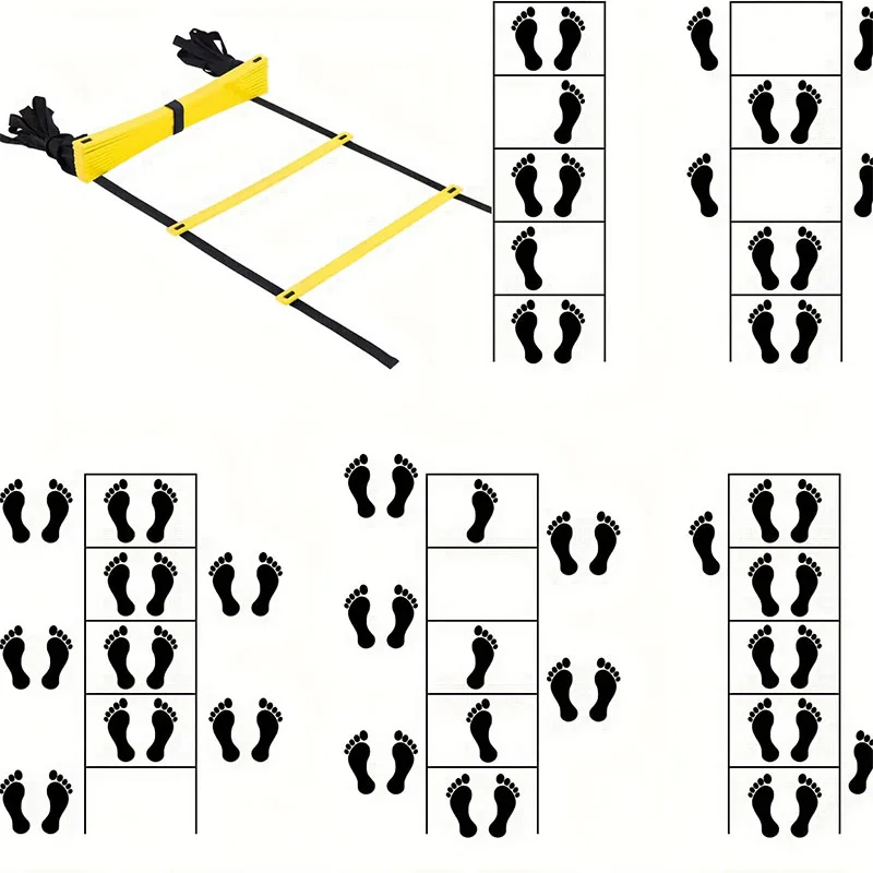 Agility Ladder – Speed Training Ladder, 2m to 10m - in use