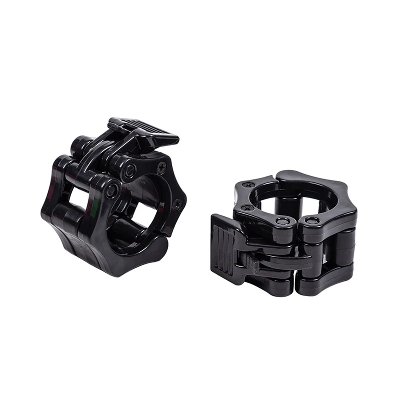 Spin Lock Barbell Collars 25mm – 2pc Quick-Release Weight Bar Clamps - close-up detail