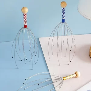 Stainless Steel Scalp Massager – Octopus Head Massage Claw & Itch Reliever