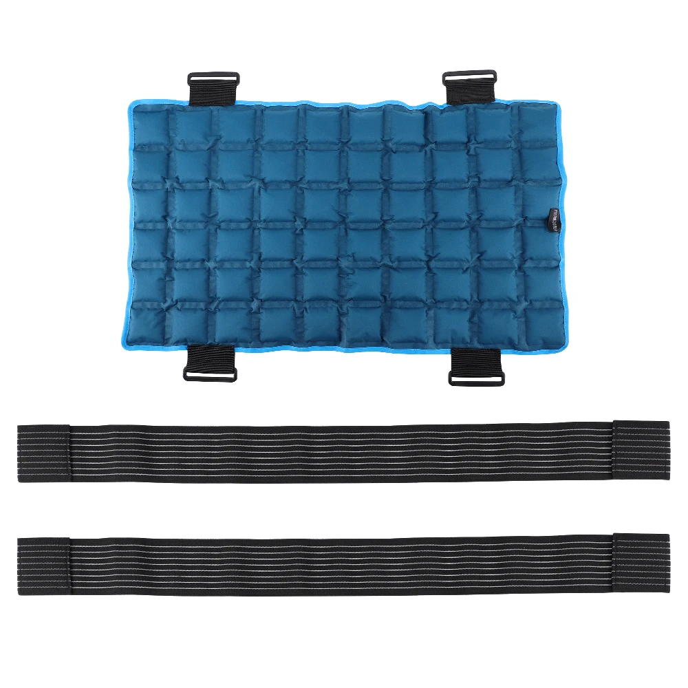 Reusable Hot & Cold Gel Wrap with 2 Straps – Back, Shoulder, Knee & Leg - detail view