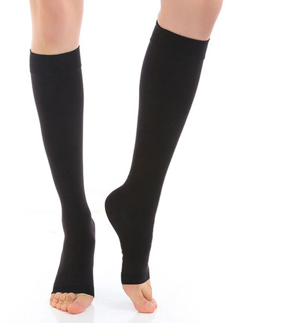 Medical Calf Compression Stockings – Graduated Support for Varicose Veins - alternate view