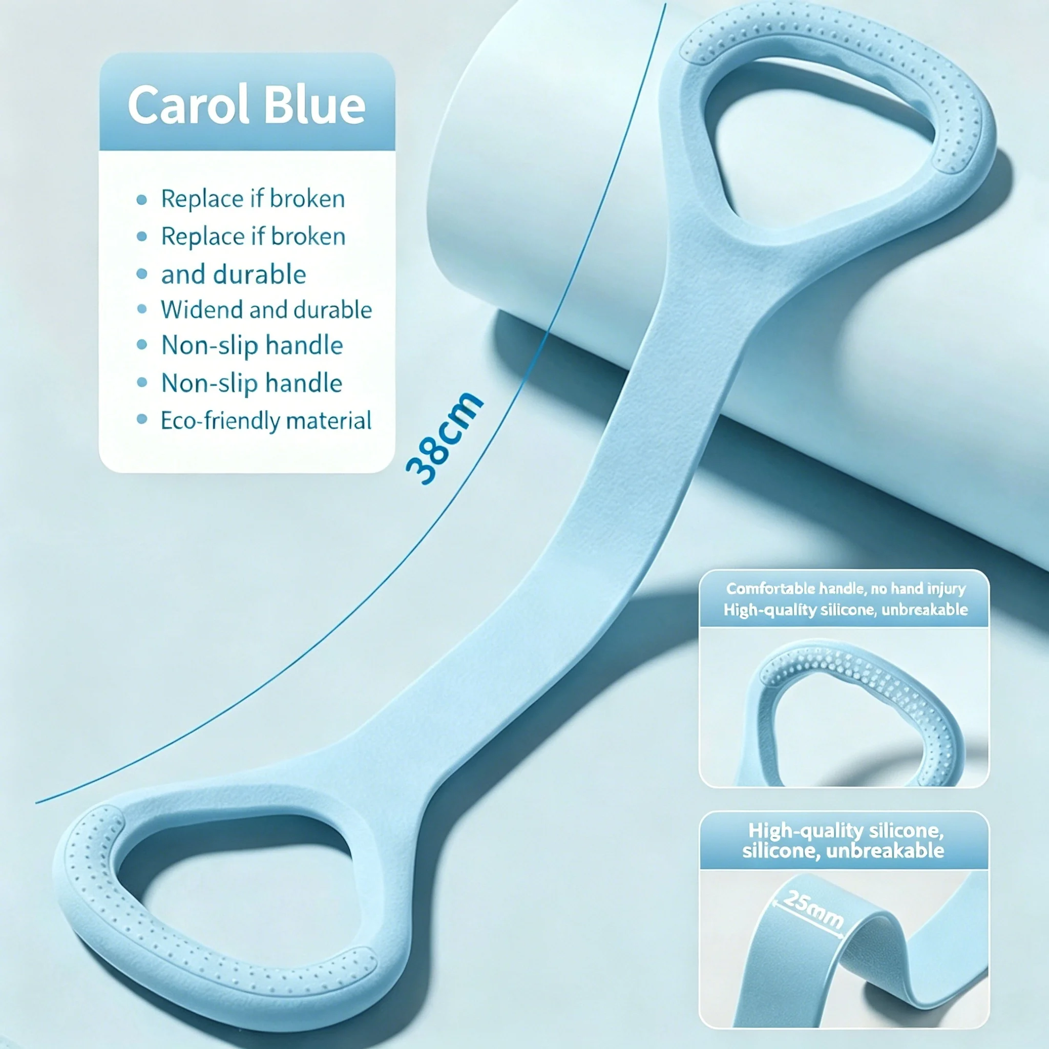 Figure 8 Resistance Band with Handles Elastic Workout for Arm Back - packaging