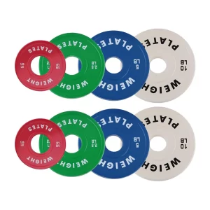 Fractional Weight Plates 1.25-10lb Pair – Micro Loading for Barbell Lifts