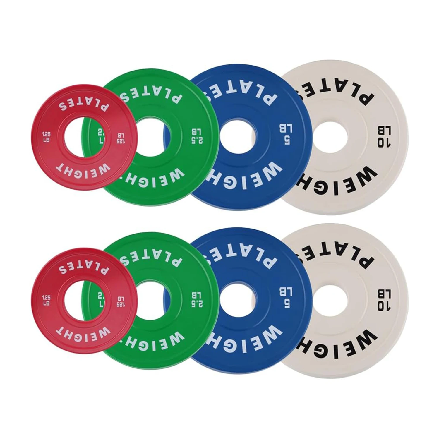 Fractional Weight Plates 1.25-10lb Pair – Micro Loading for Barbell Lifts
