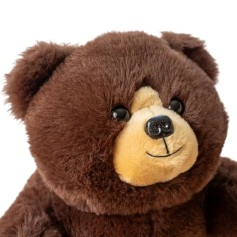 Weighted Vibrating Sensory Bear Pillow – Pressure-Activated Calm Aid - size and dimensions