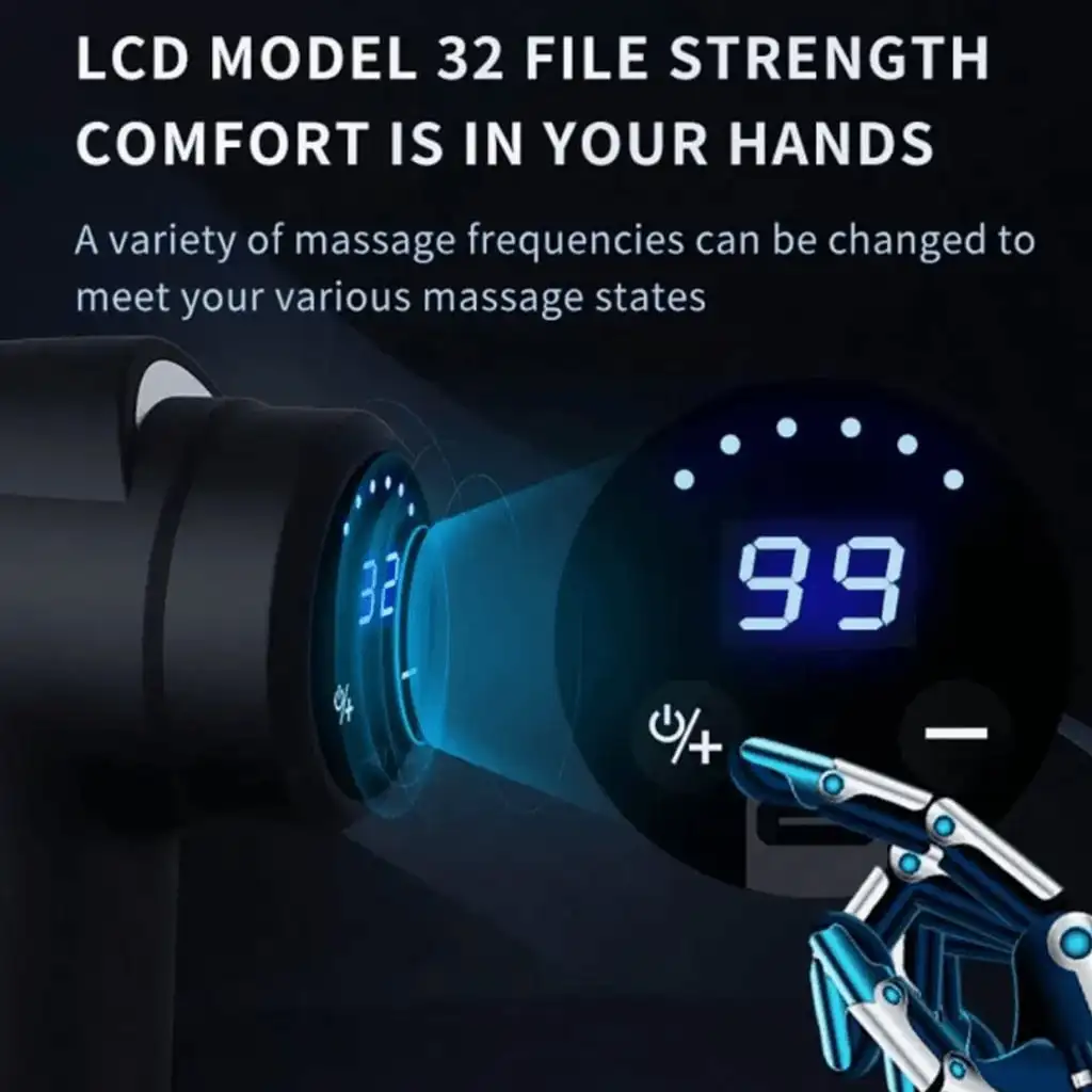 32-Speed Massage Gun – Deep Tissue Percussion Muscle Massager - alternate view